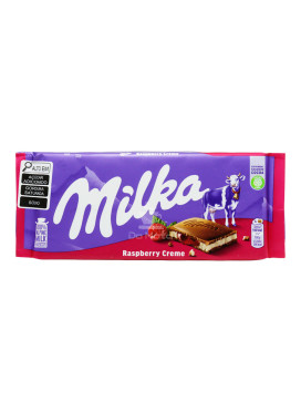 Chocolate Importado Milka Raspberry Creme 100g