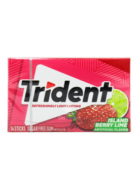 Chiclete Importado Trident Island Berry Lime 