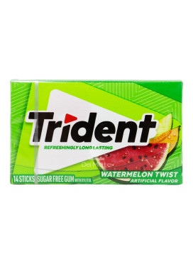 Chiclete Importado Trident Melancia Twist